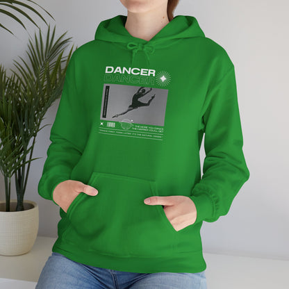 Dancer Streetwear Hoodie – Unisex Heavy Blend™ Hooded Sweatshirt with Inspiring Dance Mottos