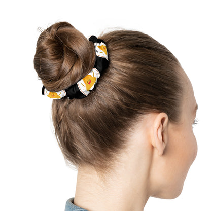 “Nacho Average Dancer” Scrunchie – Funny Dance Pun Hair Accessory with Cute Nacho Graphic