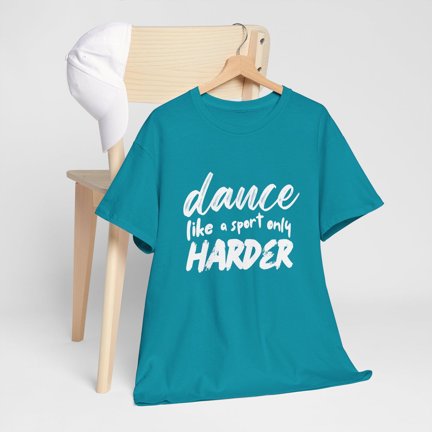 “Dance Like a Sport Only Harder” Unisex Heavy Cotton T-Shirt – Dance-Inspired Graphic Tee for Adults & Kids