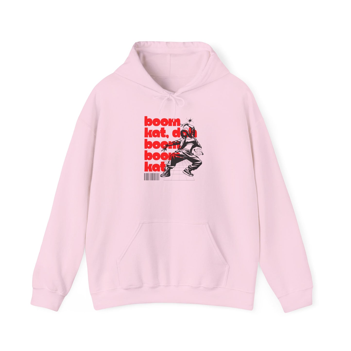 “Boom Kat” Hoodie – Unisex Hooded Sweatshirt with Bold Streetwear-Inspired Dance Graphic