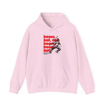 “Boom Kat” Hoodie – Unisex Hooded Sweatshirt with Bold Streetwear-Inspired Dance Graphic