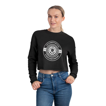 "Jeté Competition Team – Always Keep Dancing" Women’s Cropped Dance Sweatshirt – Collegiate-Inspired Graphic | Stylish Dance Team Apparel for Her