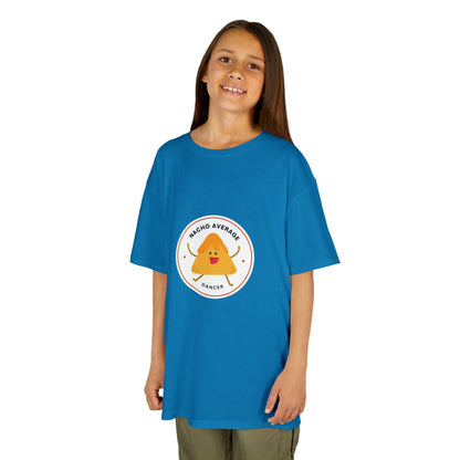 "Nacho Average Dancer" Youth Dance T-Shirt – Cute Nacho Graphic Tee for Kids Who Love to Dance