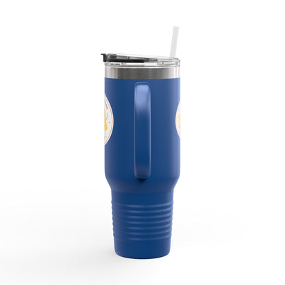 "Nacho Average Dancer" 40oz Insulated Travel Mug – Cute Kawaii Nacho Graphic Dance Tumbler for On-the-Go Hydration