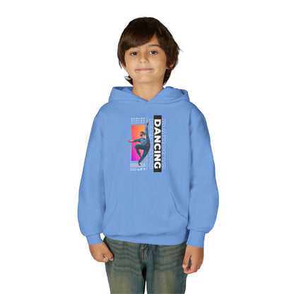 “Dancing” Male Dancer Streetwear Graphic | Unisex Youth Hoodie – Dance Hoodie for Kids & Young Performers