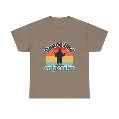 "Dance Dad" Unisex Heavy Cotton Tee – Funny Retro Dance Shirt for Cool Dads
