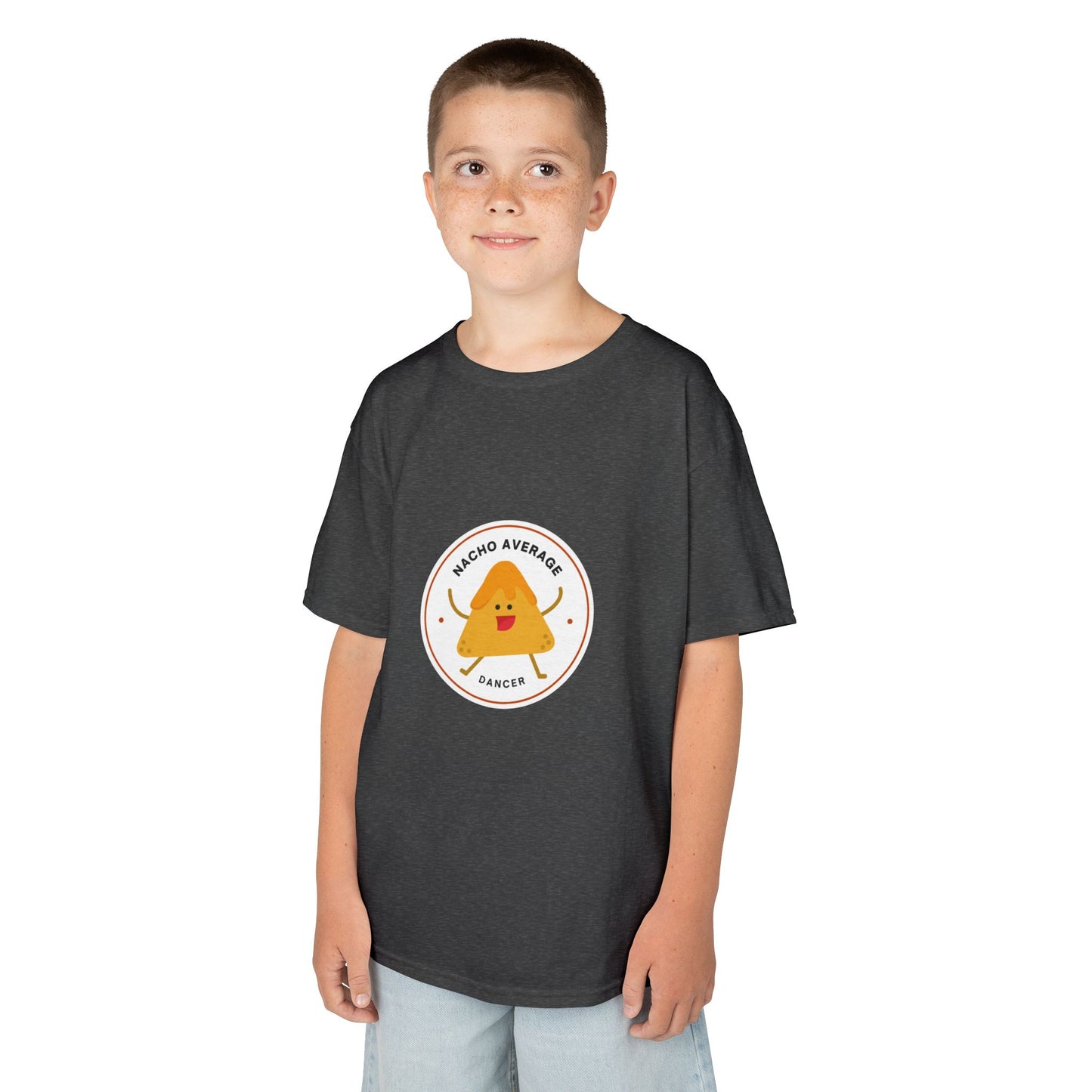 "Nacho Average Dancer" Youth Dance T-Shirt – Cute Nacho Graphic Tee for Kids Who Love to Dance