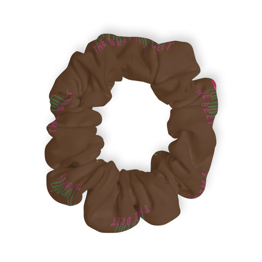 "Turnip the Beet” Scrunchie – Funny Dance Pun Hair Accessory with Cute Pepper Graphic