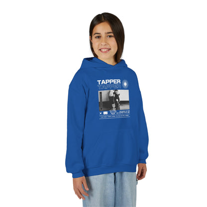 “Tapper” Tap Shoes Streetwear Graphic | Unisex Youth Hoodie – Tap Dance Hoodie for Kids & Young Performers