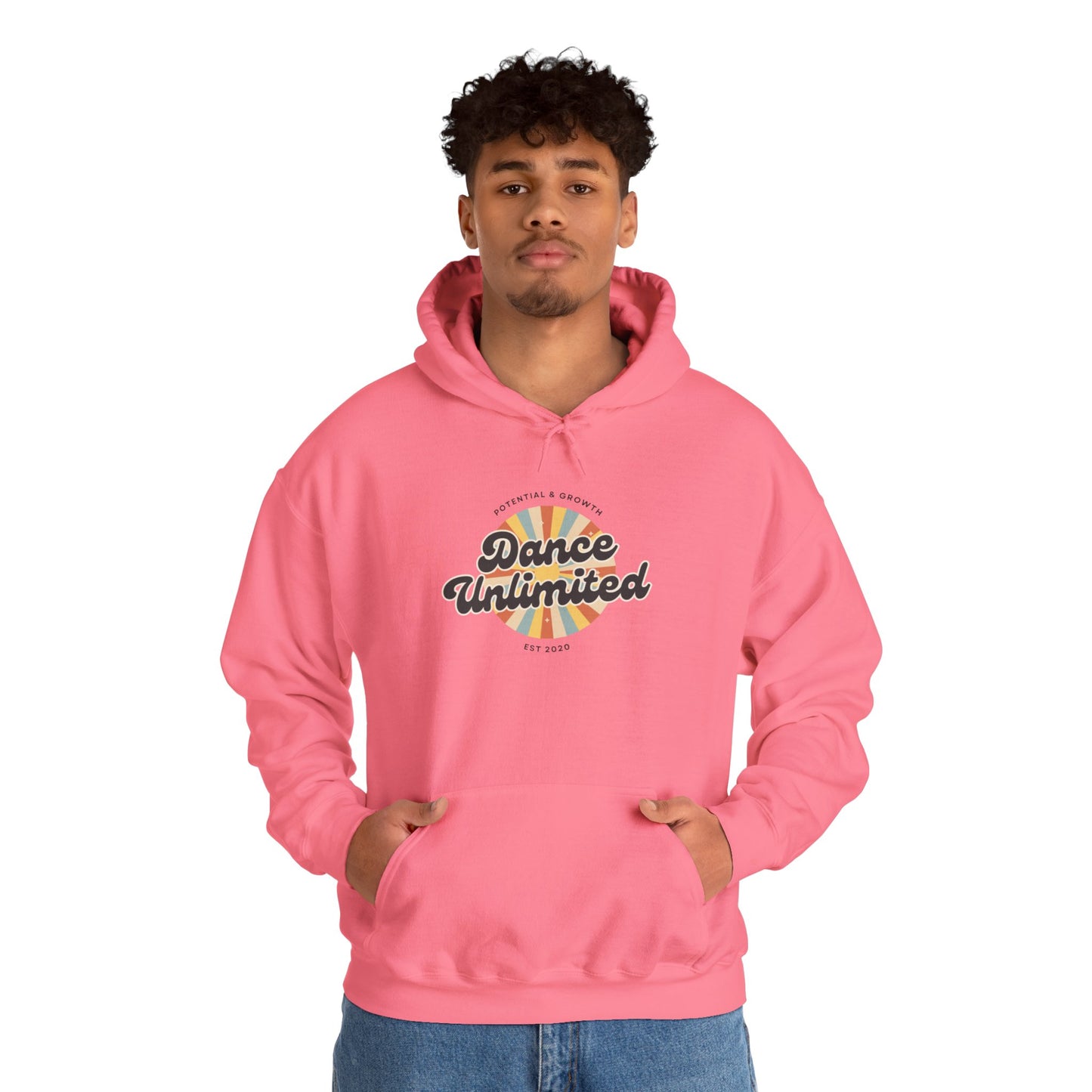 "Dance Unlimited – Potential & Growth" Retro Unisex Hoodie  Dance-Inspired Sweatshirt