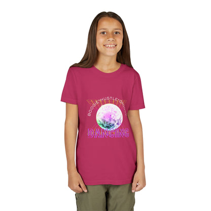 "Boogie, Hustle, Groove - Dancing" Streetwear Dance Graphic – Youth Short Sleeve Tee