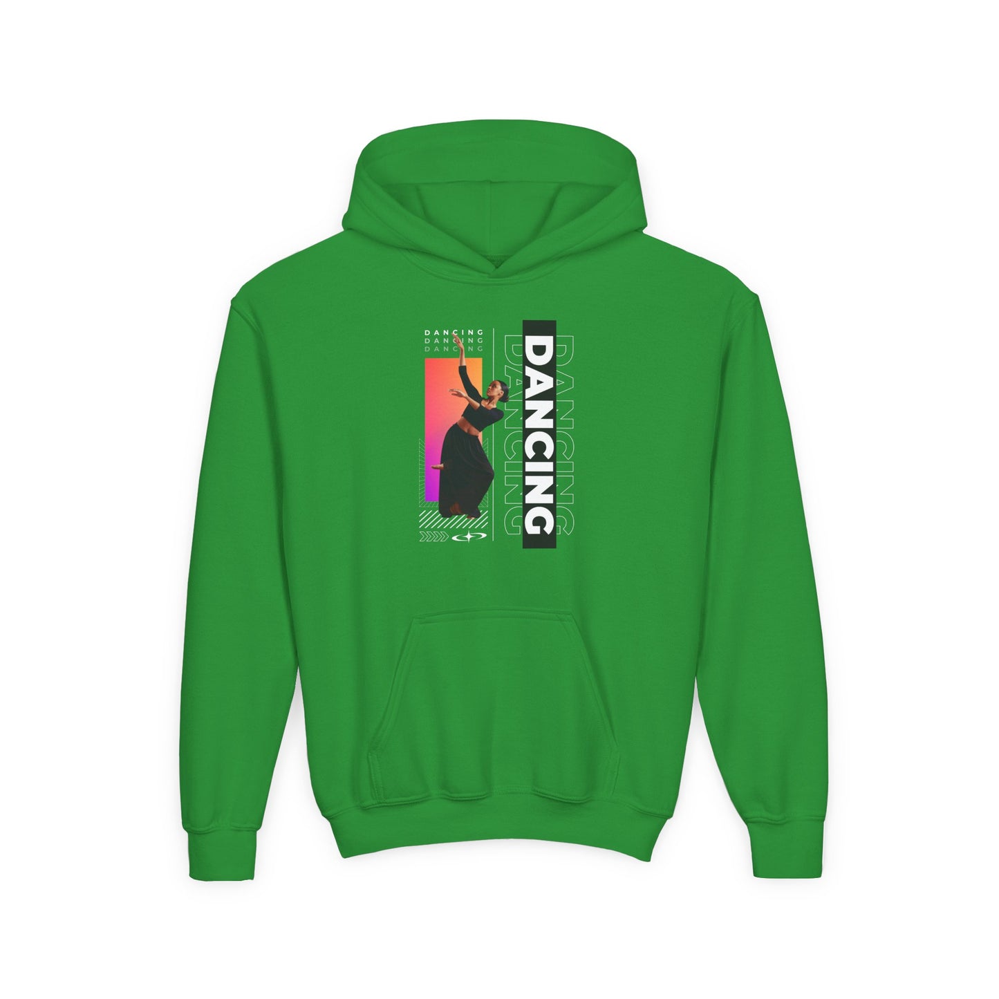 “Dancing” Female Dancer Streetwear Graphic | Unisex Youth Hoodie – Dance Hoodie for Kids & Young Performers