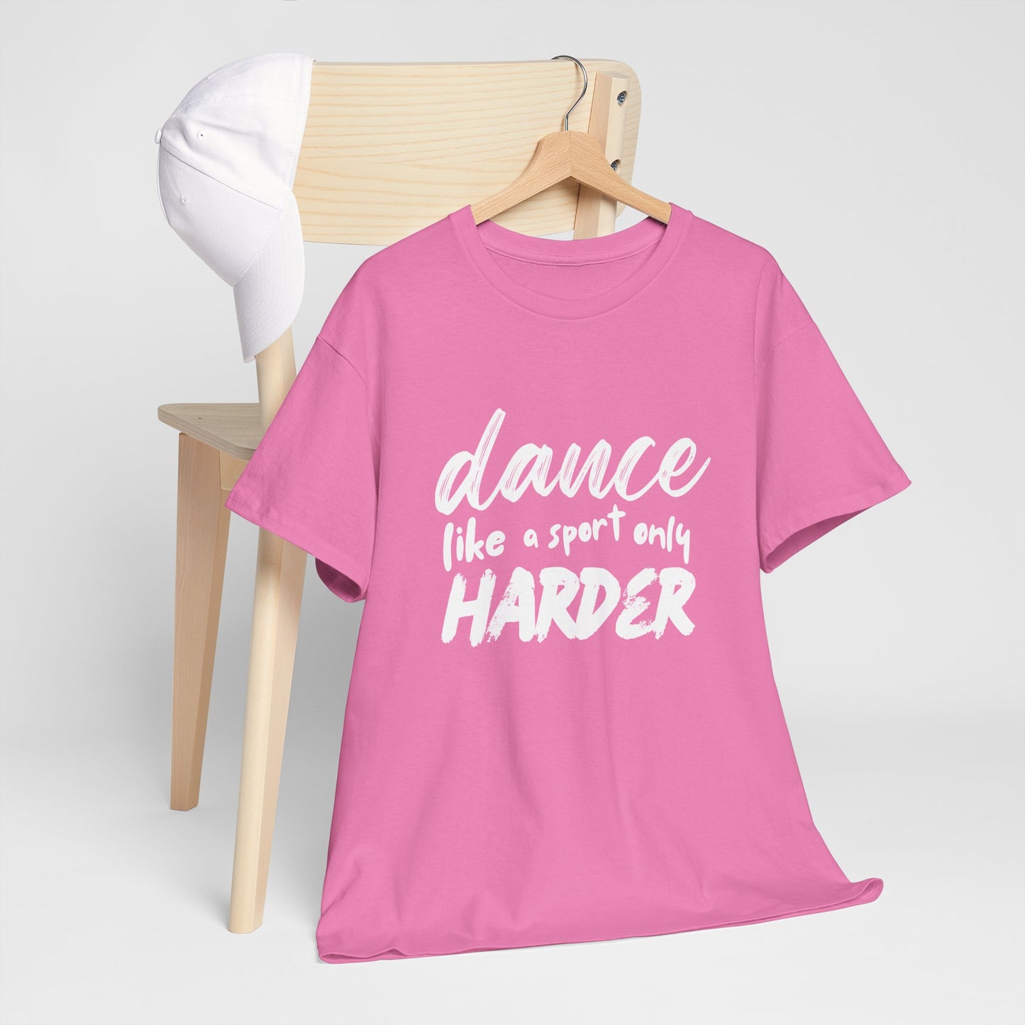 “Dance Like a Sport Only Harder” Unisex Heavy Cotton T-Shirt – Dance-Inspired Graphic Tee for Adults & Kids