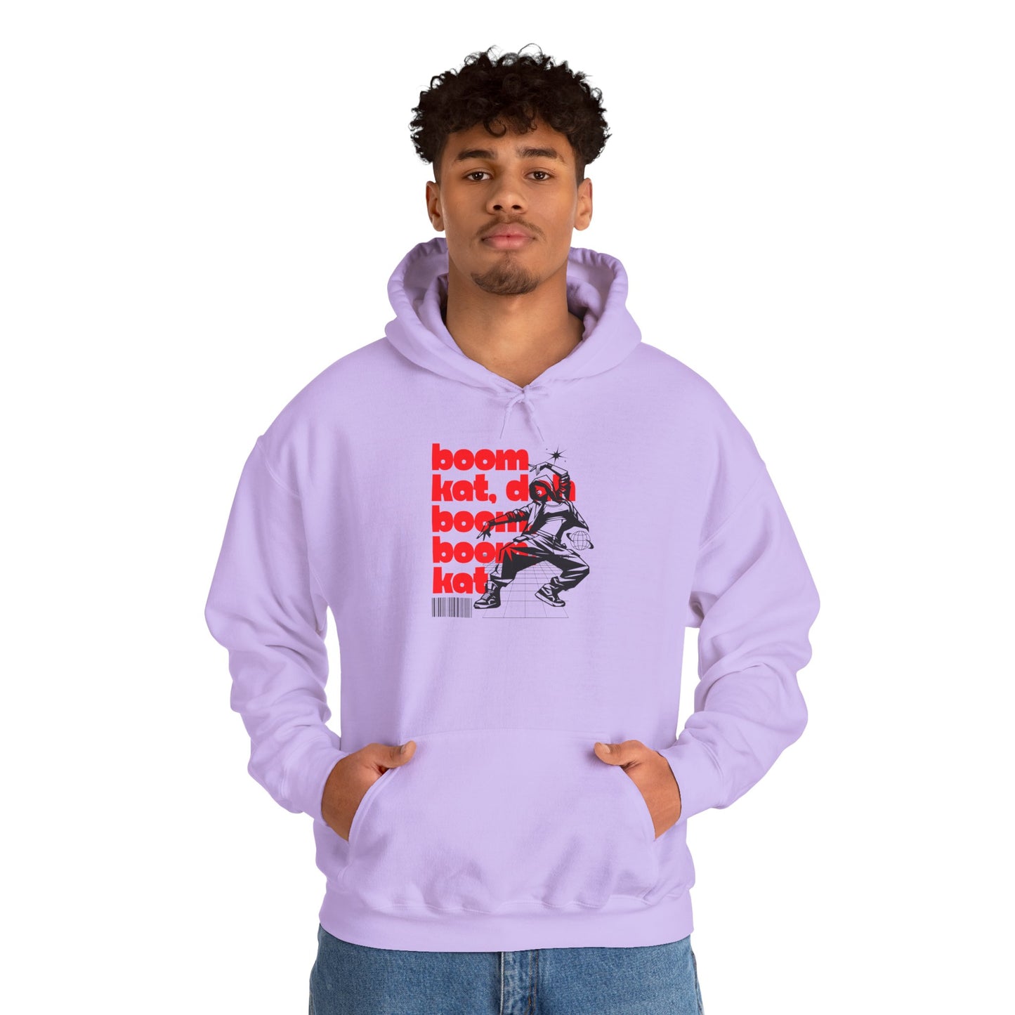 “Boom Kat” Hoodie – Unisex Hooded Sweatshirt with Bold Streetwear-Inspired Dance Graphic