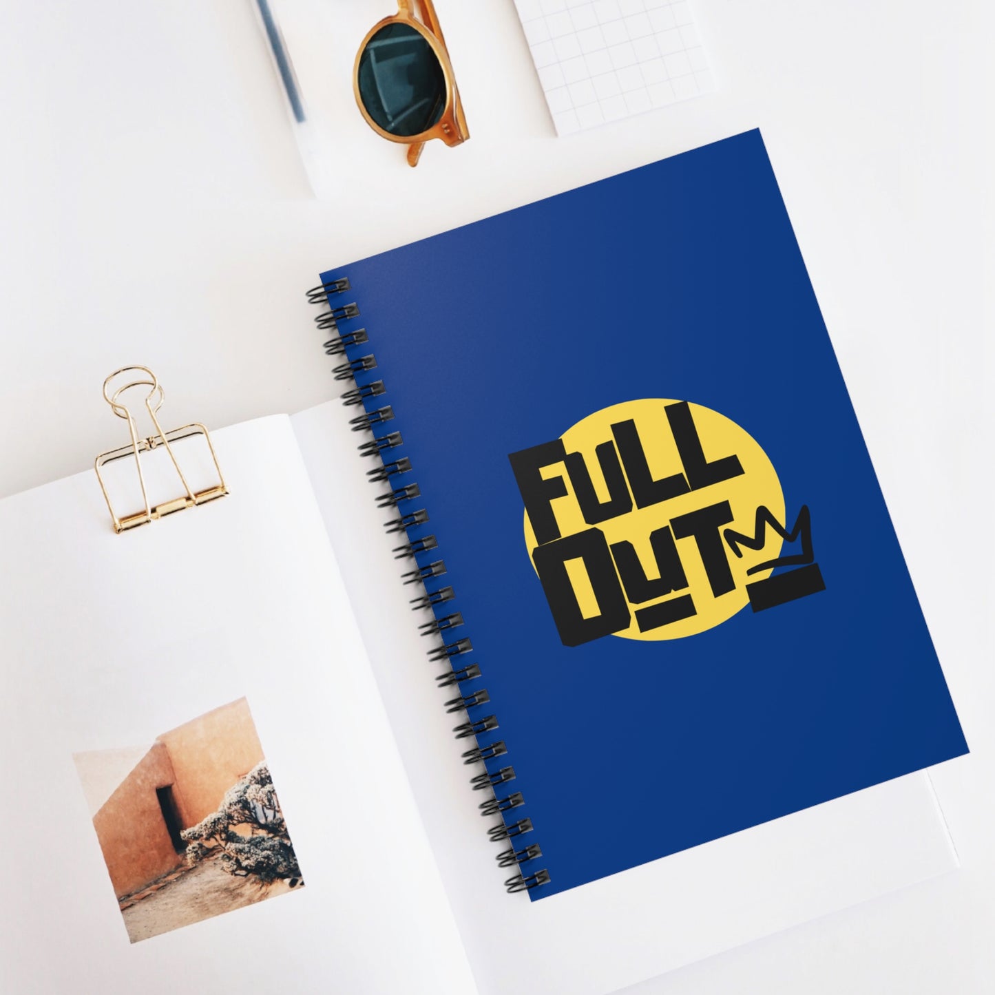 "Full Out" Spiral Notebook – Streetwear Dance Journal for Choreographers, Dancers & Hip Hop Lovers