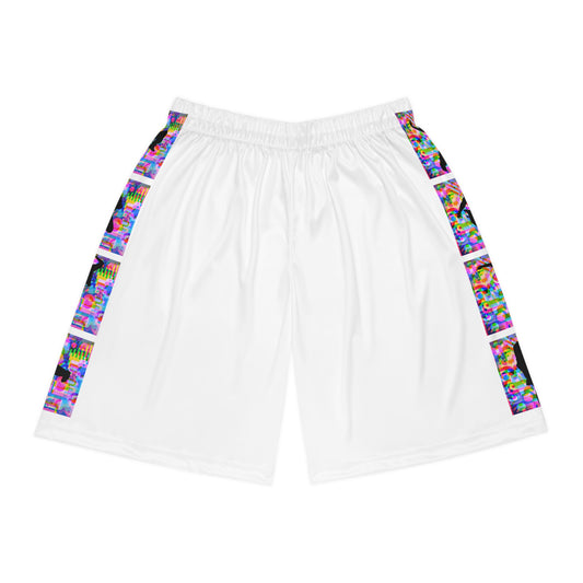 Levels Premium Collection, Vibrant Basketball Shorts, Dance Wear, Colorful Sports Shorts, Summer Activewear, Casual Shorts for Dancers