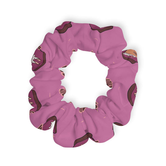 “Life Without Dance Is Pointeless” Scrunchie – Funny Ballet Pun Hair Accessory with Cute Dancing Capybara Graphic