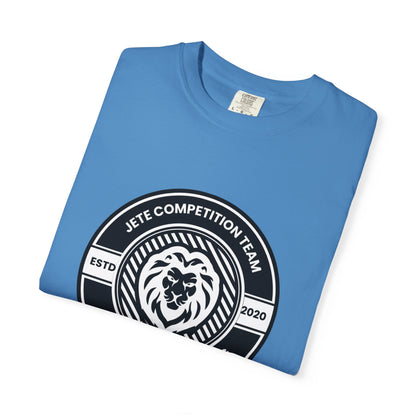 "Jeté Competition Team,  Always Keep Dancing" Unisex Garment-Dyed T-Shirt – Collegiate-Style Dance Graphic Tee – Shirt for Dancers & Teams
