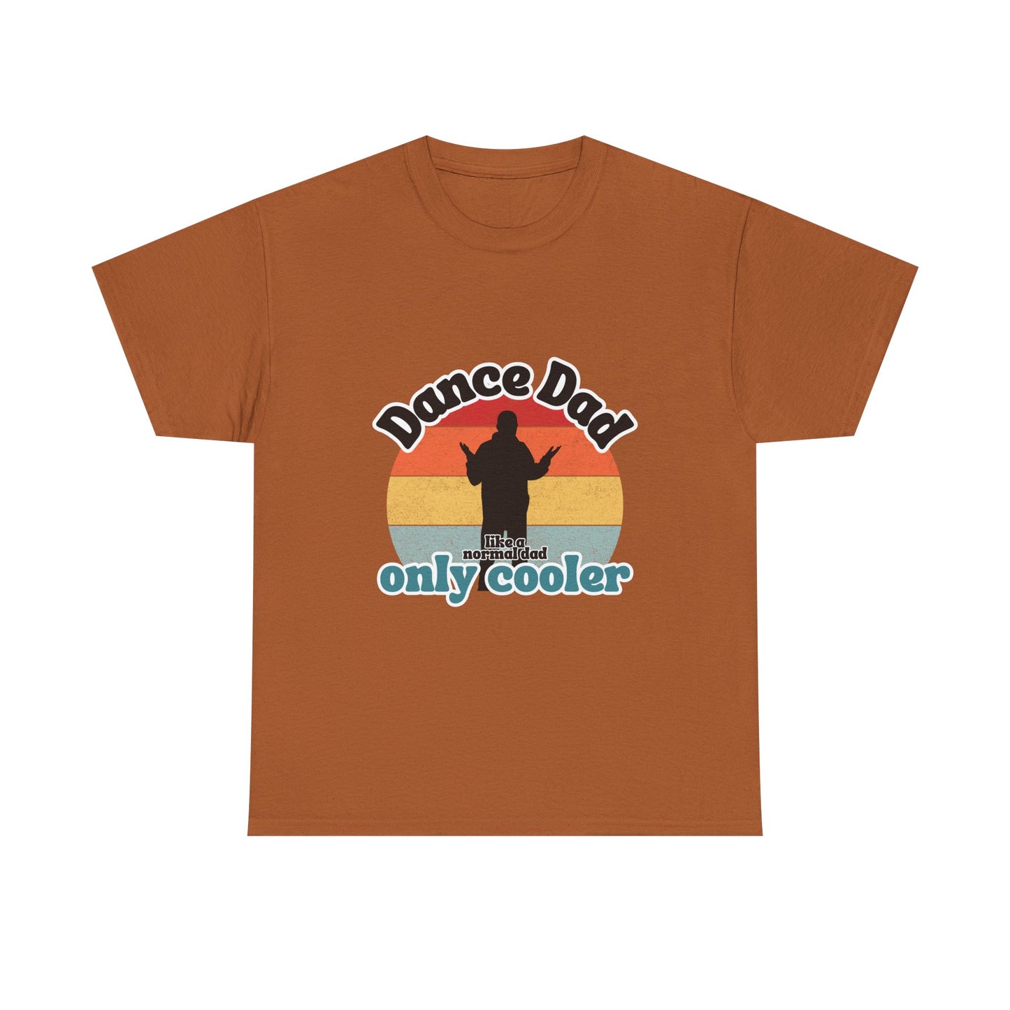 "Dance Dad" Unisex Heavy Cotton Tee – Funny Retro Dance Shirt for Cool Dads