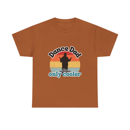 "Dance Dad" Unisex Heavy Cotton Tee – Funny Retro Dance Shirt for Cool Dads