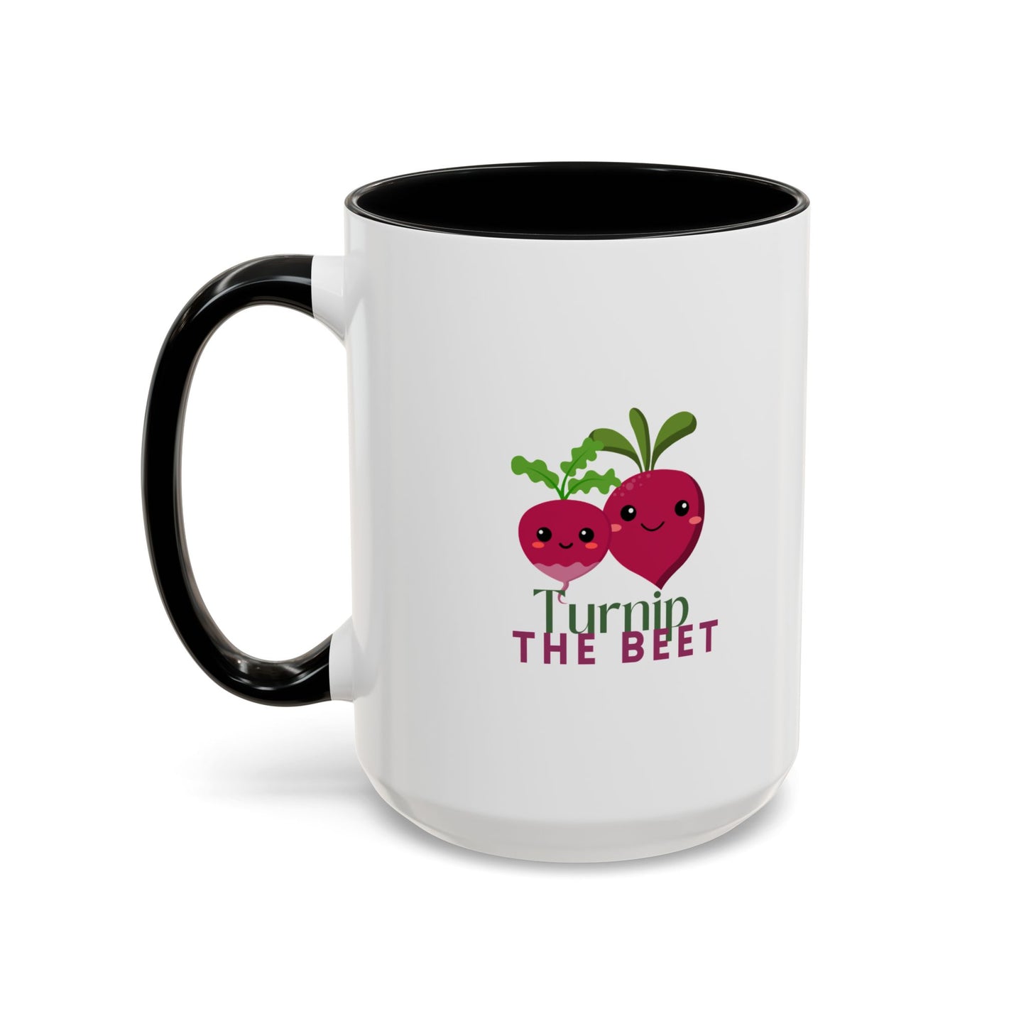 "Turnip the Beet" Accent Coffee Mug – Funny Dance Pun Ceramic Mug for Dancers and Music Lovers