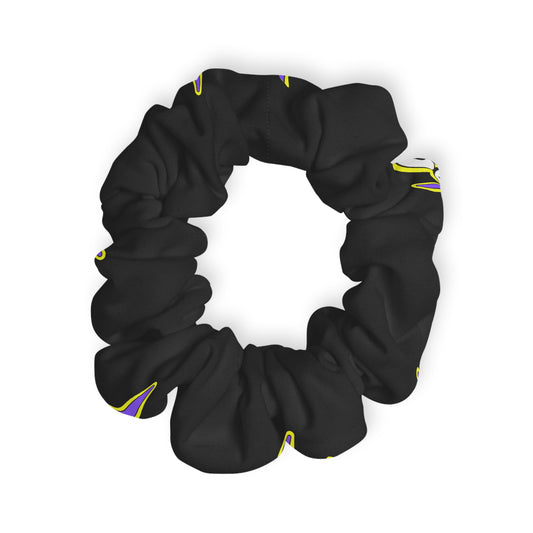 “Dancer” Scrunchie – Superhero-Inspired Dance Hair Accessory with Bold Graphic for Performers