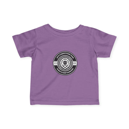 "Jeté Competition Team – Always Keep Dancing" Infant Fine Jersey Tee – Collegiate-Inspired Baby Dance T-Shirt for Future Performers