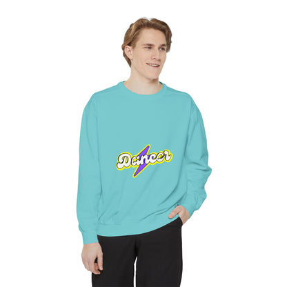 "Dancer" Unisex Lightweight Crewneck Sweatshirt – Superhero-Inspired Graphic Pullover for Dance Lovers & Performers