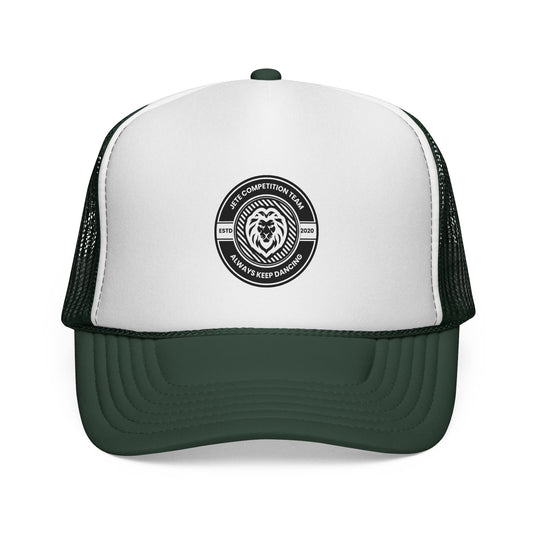 "Jeté Competition Team - Always Keep Dancing" Trucker Hat – Collegiate-Inspired Dance Team Cap with Motto