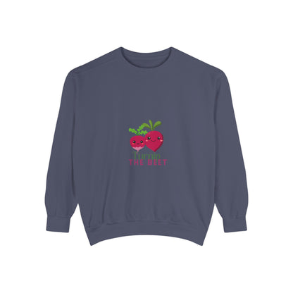 "Turnip the Beet" Unisex Lightweight Crewneck Sweatshirt – Fun Dance Pun Pullover with Cute Pepper Graphic for Dancers & Music Fans