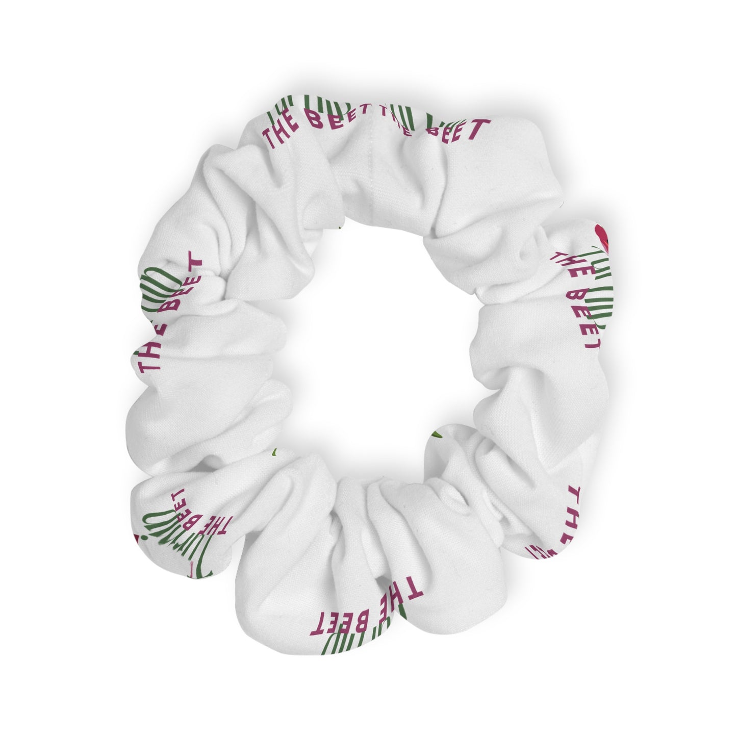 "Turnip the Beet” Scrunchie – Funny Dance Pun Hair Accessory with Cute Pepper Graphic
