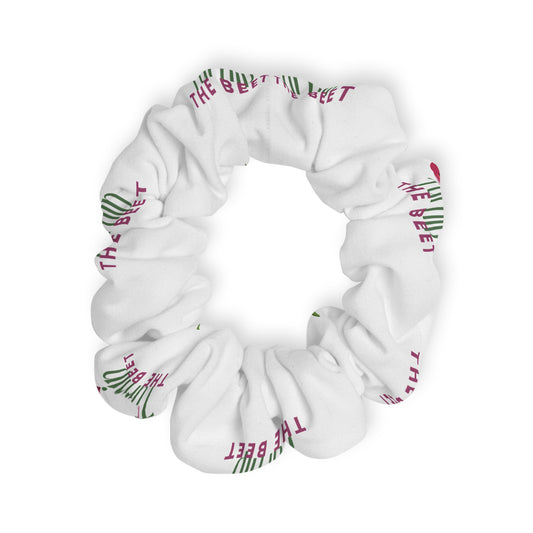 "Turnip the Beet” Scrunchie – Funny Dance Pun Hair Accessory with Cute Pepper Graphic