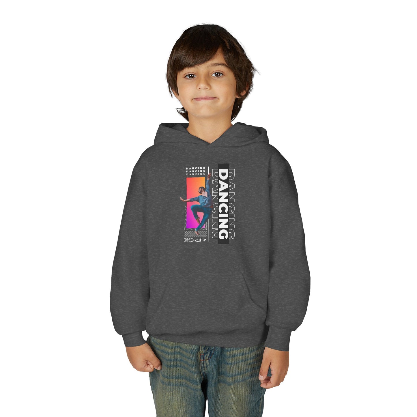 “Dancing” Male Dancer Streetwear Graphic | Unisex Youth Hoodie – Dance Hoodie for Kids & Young Performers