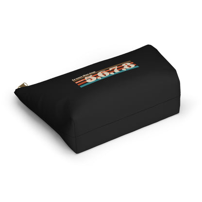"From the Top and 5, 6, 7, 8" Makeup Bag – Retro Dance Graphic – Fun Dance-Themed Zipper Pouch for Cosmetics, Accessories & Gifts