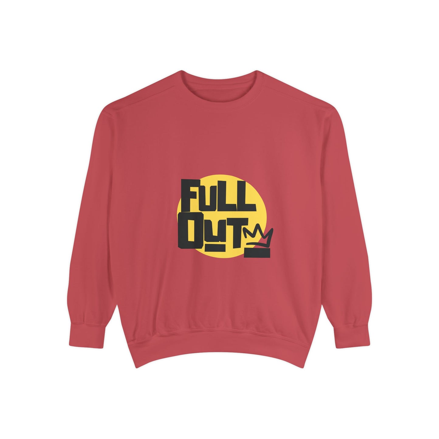 "Full Out" Unisex Lightweight Crewneck Sweatshirt – Bold Streetwear-Inspired Dance Graphic Pullover for Dancers & Performers