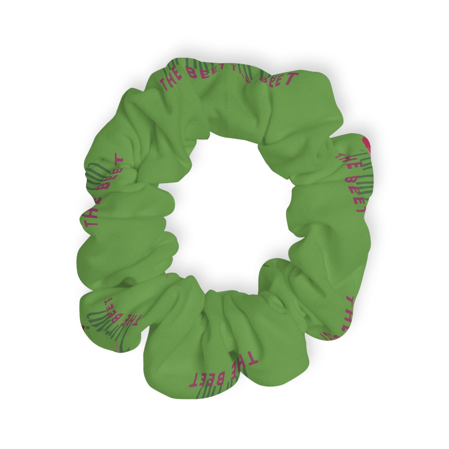 "Turnip the Beet” Scrunchie – Funny Dance Pun Hair Accessory with Cute Pepper Graphic