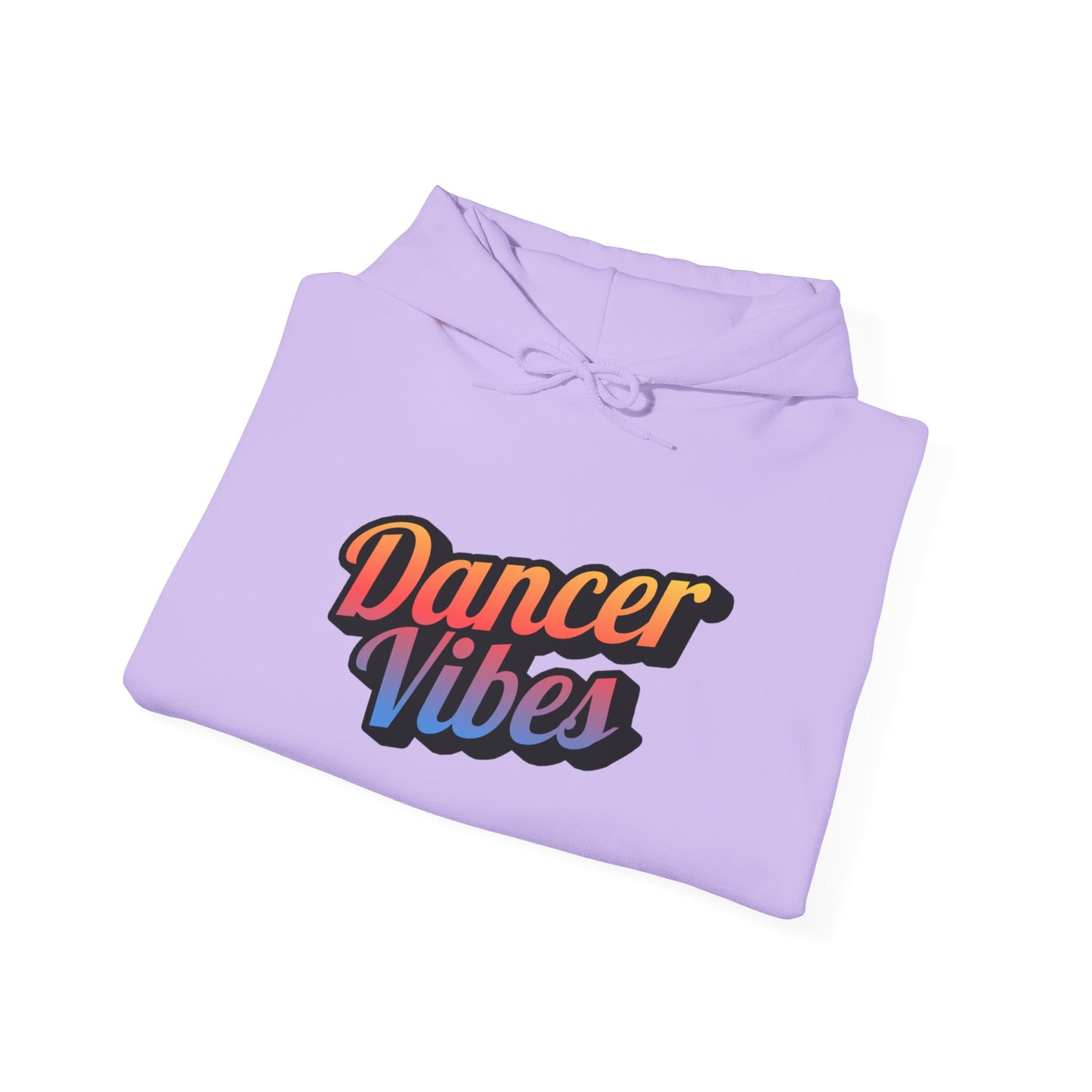 "Dancer Vibes" Unisex Hooded Sweatshirt – Colorful Retro Dance Graphic Hoodie for Dance Lovers