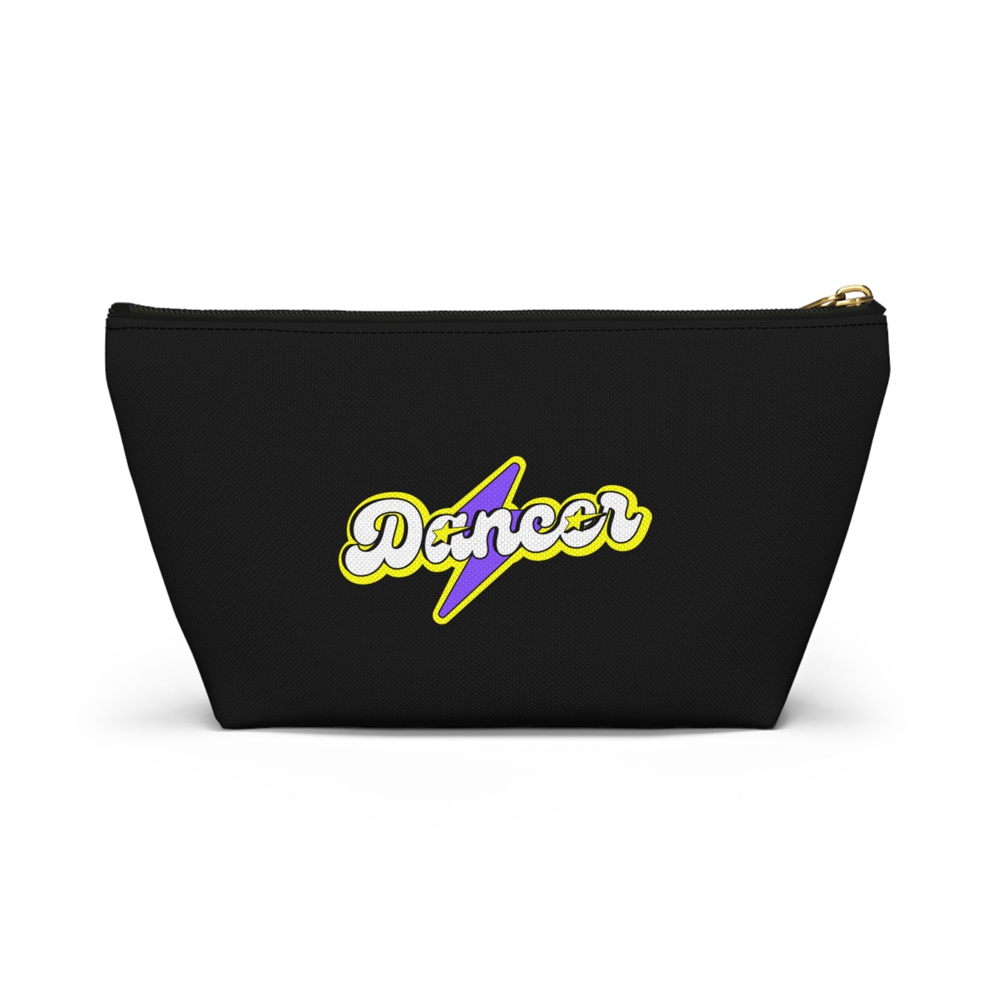 "Dancer" Makeup Bag – Superhero-Inspired Dance Graphic – Bold Dance-Themed Zipper Pouch for Cosmetics, Accessories & Everyday Essentials