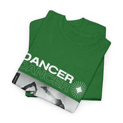 “Dancer” Graphic with Breakdancer Streetwear-Inspired Design | Hip-Hop Dance T-Shirt for Men & Women | Unisex Heavy Cotton Tee