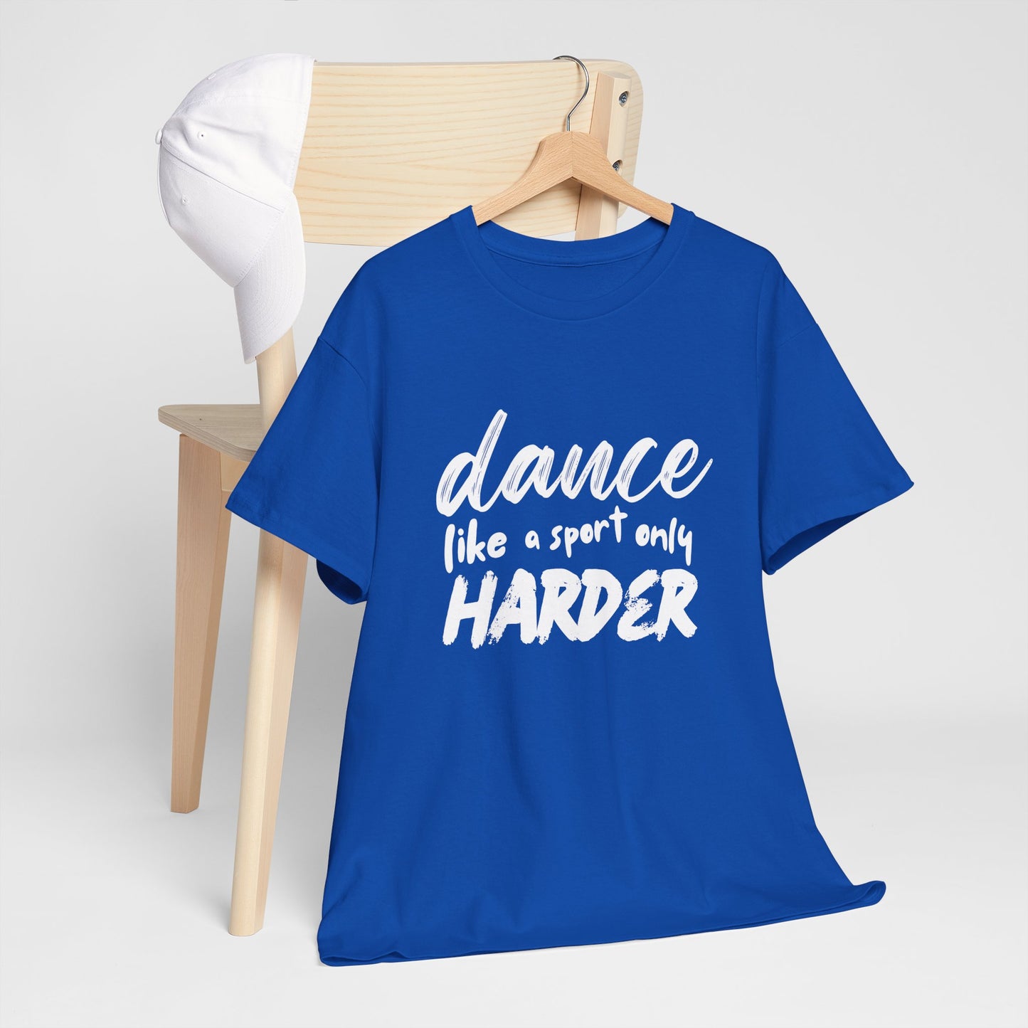 “Dance Like a Sport Only Harder” Unisex Heavy Cotton T-Shirt – Dance-Inspired Graphic Tee for Adults & Kids
