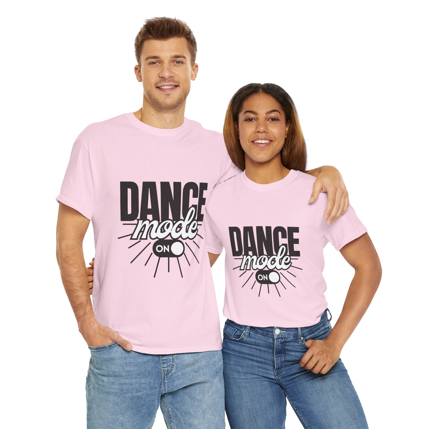 Dance Mode: On Unisex Heavy Cotton T-Shirt – Dance-Inspired Graphic Tee for Adults & Kids