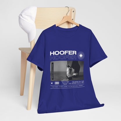 “Hoofer" Tap Dance Unisex Heavy Cotton Tee – Streetwear-Inspired Tap Shoes Graphic T-Shirt for Dancers