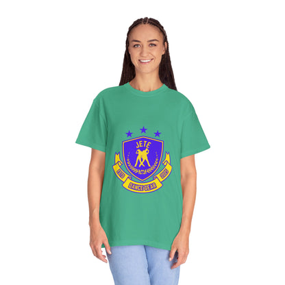 "Jeté Dance Gear" Unisex Garment-Dyed T-Shirt – Collegiate-Style Graphic Tee – Dance Apparel for Dancers & Performers