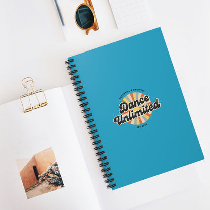 "Dance Unlimited – Potential & Growth" Spiral Notebook – Retro Dance Journal for Dancers, Students & Creative Goal Setters