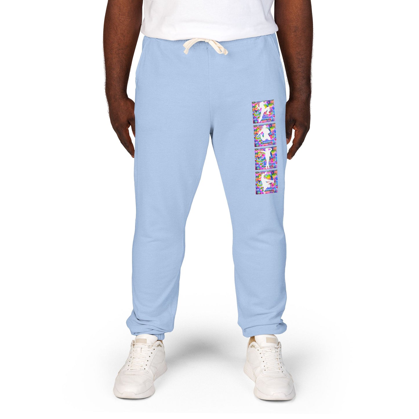 Levels Premium Collection Dancer Sweatpants – Vibrant Unisex Streetwear Joggers with Bold Dancer Silhouette Graphic