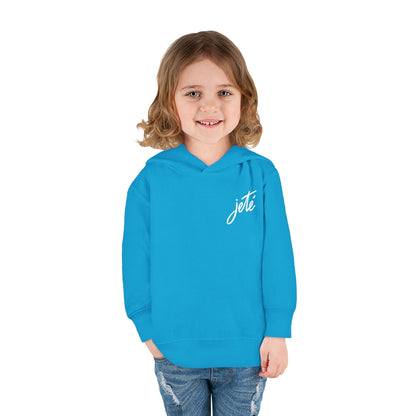 “Jeté” Official  Logo | Ballet & Dance Hoodie for Kids & Young Dance Enthusiasts - Toddler Pullover Hoodie