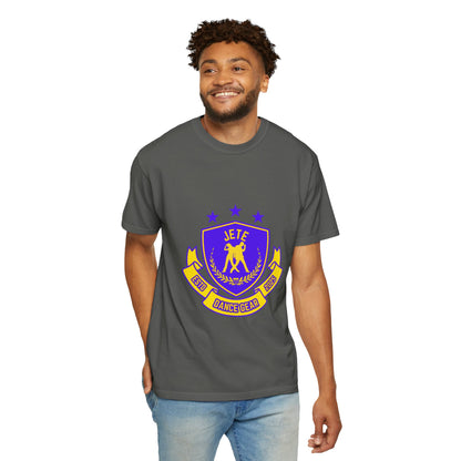 "Jeté Dance Gear" Unisex Garment-Dyed T-Shirt – Collegiate-Style Graphic Tee – Dance Apparel for Dancers & Performers