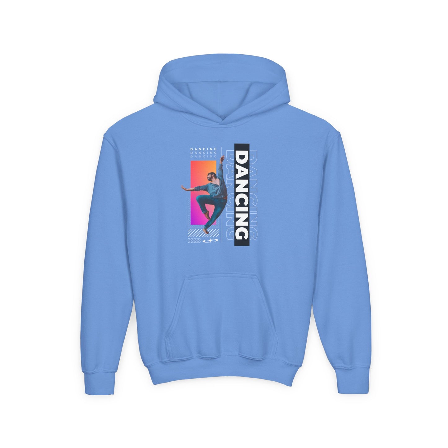 “Dancing” Male Dancer Streetwear Graphic | Unisex Youth Hoodie – Dance Hoodie for Kids & Young Performers