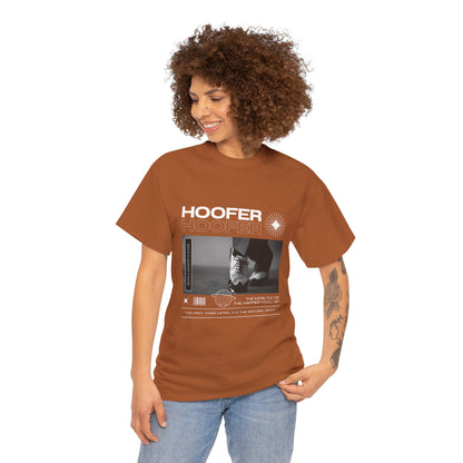 “Hoofer" Tap Dance Unisex Heavy Cotton Tee – Streetwear-Inspired Tap Shoes Graphic T-Shirt for Dancers