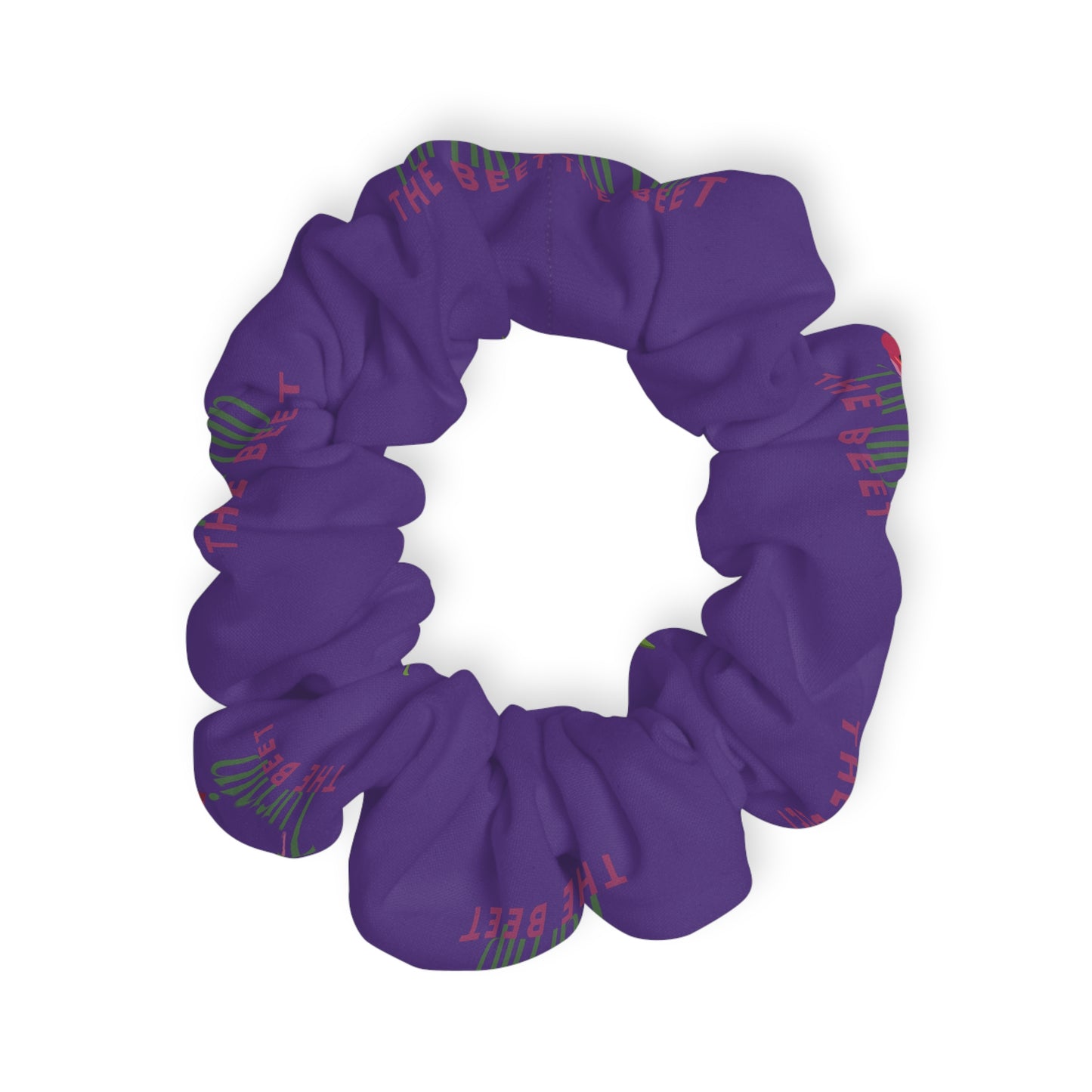 "Turnip the Beet” Scrunchie – Funny Dance Pun Hair Accessory with Cute Pepper Graphic